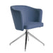 Otis tub chair with 4 star swivel base Soft Seating Dams Range Blue 