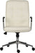 Piano White Bonded Leather Executive Chair Office Chair Teknik 