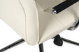 Piano White Bonded Leather Executive Chair Office Chair Teknik 