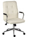 Piano White Bonded Leather Executive Chair Office Chair Teknik White 