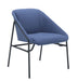 Ruby Reception Chair - Blue/Mustard/Grey SOFT SEATING & RECEP TC Group Blue 