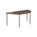 Semi-Circular Multipurpose Table WORKSTATIONS TC Group Walnut 