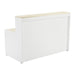 Simple Reception Desk 1460mm x 890mm RECEPTION TC Group Maple White No