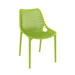 Spring Side Chair Café Furniture zaptrading Green 