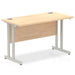 Start Next Day Delivery 600mm Deep Cantilever Office Desk Walnut WORKSTATIONS TC Group 