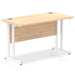 Start Next Day Delivery 600mm Deep Cantilever Office Desk Walnut WORKSTATIONS TC Group 