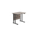 Start Next Day Delivery 600mm Deep Cantilever Office Desk Walnut WORKSTATIONS TC Group Grey Oak Black 800mm x 600mm