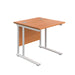 Start Next Day Delivery Office Desks - 7 Wood Finishes Available Office Desks TC Group Beech White 800mm x 800mm