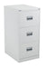 Steel 3 Drawer Filing Cabinet TALOS TC Group White 