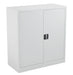 Steel Double Door Cupboard 1000mm high TALOS TC Group White 