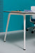 Twist Rectangular Office Desk - White Frame WORKSTATION Actiu 