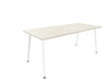 Twist Rectangular Office Desk - White Frame WORKSTATION Actiu Acacia 1800mm x 800mm None