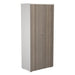 Two Tone Wooden Office Cupboard 1800mm High CUPBOARDS TC Group Grey Oak 