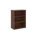 Universal bookcase 1090mm high with 2 shelves Wooden Storage Dams Walnut 