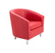 Vibrant Tub Armchair with Metal Feet SOFT SEATING & RECEP TC Group Red 