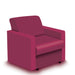 Wave Armchair Unit SOFT SEATING Nautilus Designs Raspberry 