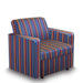 Wave Armchair Unit SOFT SEATING Nautilus Designs Stripes 