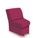 Wave Concave Unit SOFT SEATING Nautilus Designs Raspberry 