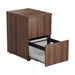 Wooden 2 Drawer Filing Cabinet - Walnut FILING TC Group 