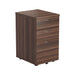 Wooden 3 Drawer Under Desk Pedestal PEDESTALS TC Group Walnut 