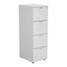 Wooden 4 Drawer Filing Cabinet - Walnut FILING TC Group White 