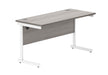 Workwise Office Rectangular Desk With Steel Single Upright Cantilever Frame Furniture TC GROUP 