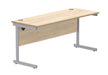 Workwise Office Rectangular Desk With Steel Single Upright Cantilever Frame Furniture TC GROUP 