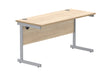 Workwise Office Rectangular Desk With Steel Single Upright Cantilever Frame Furniture TC GROUP 