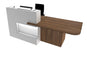 Xpression Reception Desk Reception Desks Clarke Rendall Left Hand H1150 x W2400 x D820mm U222 Crema Beige 