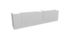 Z2 Large Straight Reception Desk Reception Desk Quadrifoglio 3650mm White White