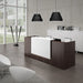 Z2 Medium Straight Reception Desk Reception Desk Quadrifoglio 